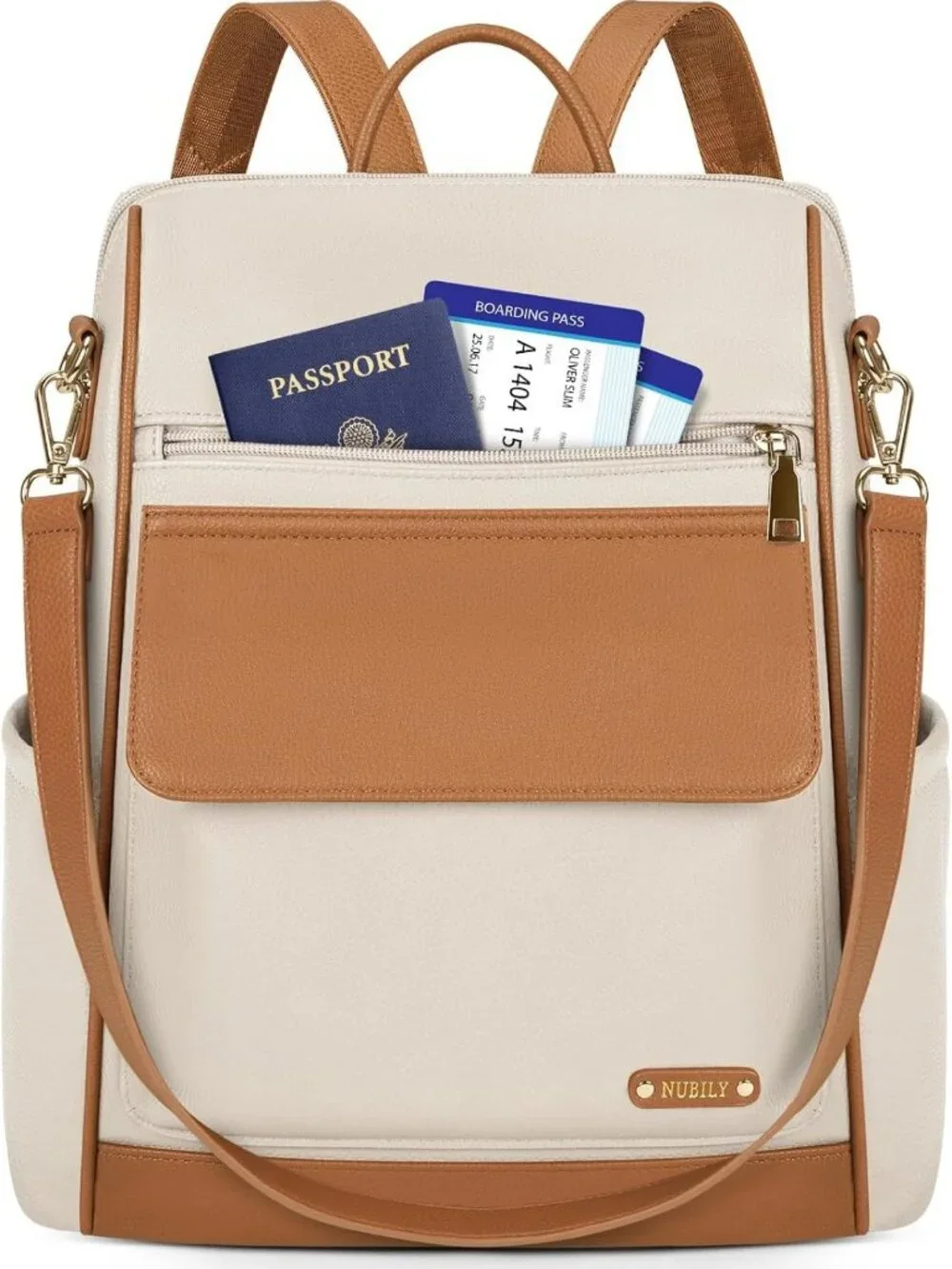 Stylish Anti-Theft Mini Backpack Purse for Women - Convertible Leather Travel